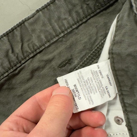 Vintage Forest green wrangler ripstop work pants - Picture 2 of 6